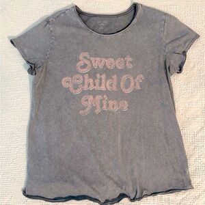 Isabel Maternity by Ingrid & Isabel Gray Tee with Pink Glitter Graphic